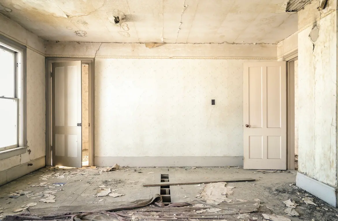 Waste disposal crew managing a cleanout project in Wawayanda