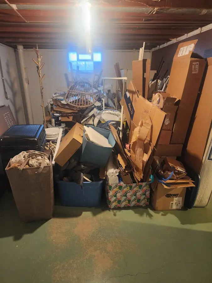 Roll-off dumpster container at job site for Construction Dumpster Rental in Wawayanda